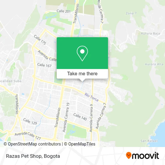 Razas Pet Shop map