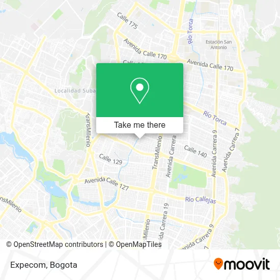 Expecom map