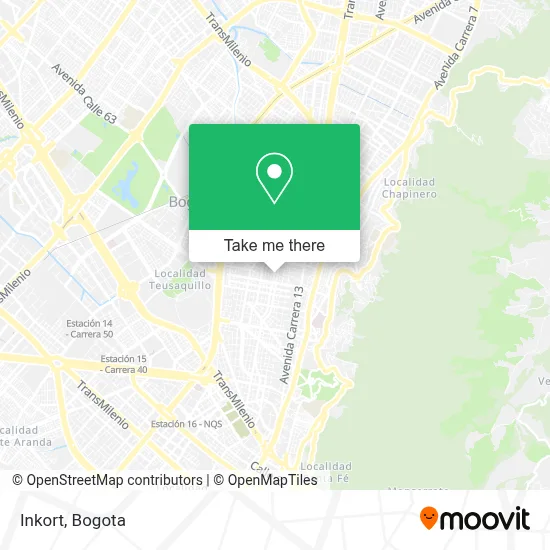 Inkort map