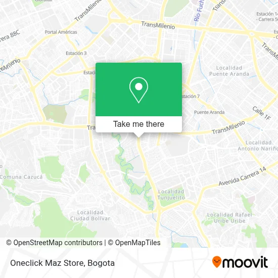 Oneclick Maz Store map