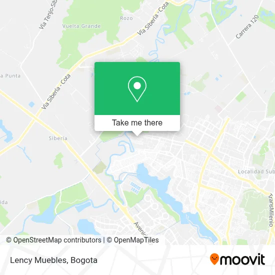 Lency Muebles map