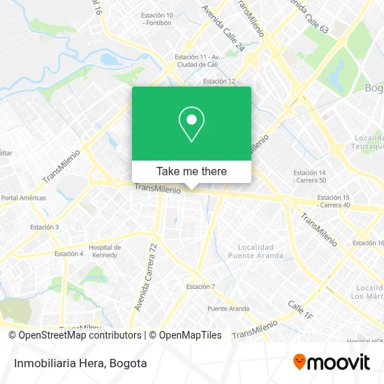 Inmobiliaria Hera map