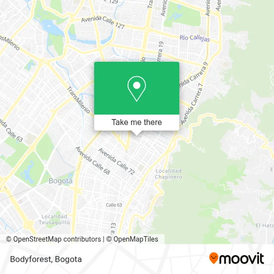 Bodyforest map