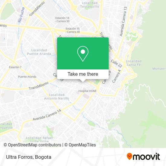 Ultra Forros map