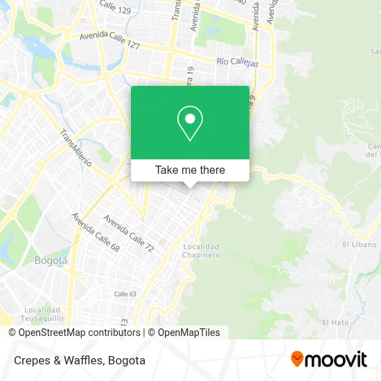 Crepes & Waffles map