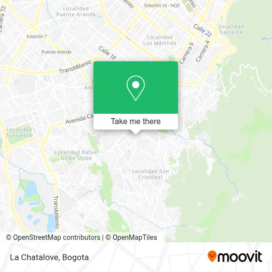 La Chatalove map