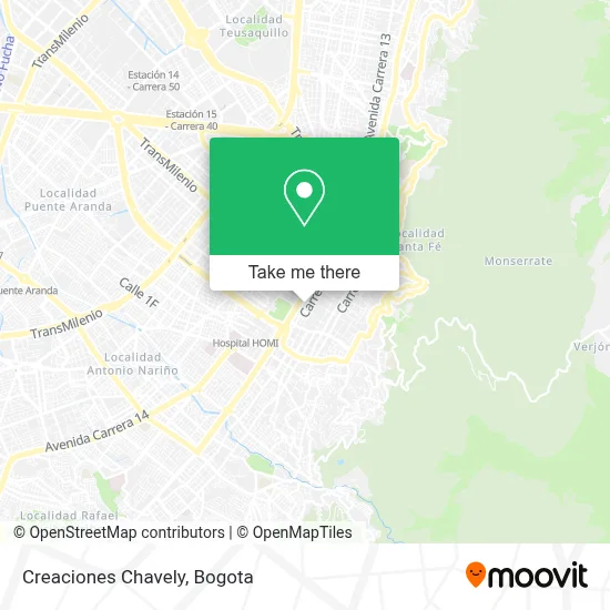 Creaciones Chavely map