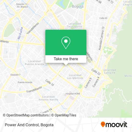 Power And Control map