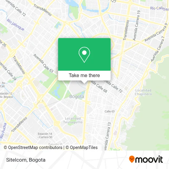 Sitelcom map