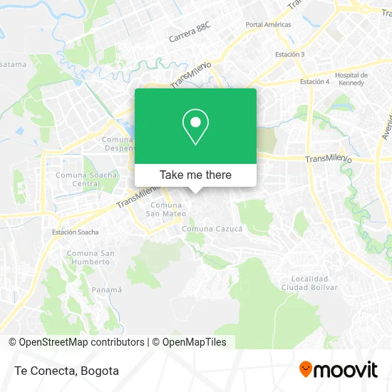 Te Conecta map