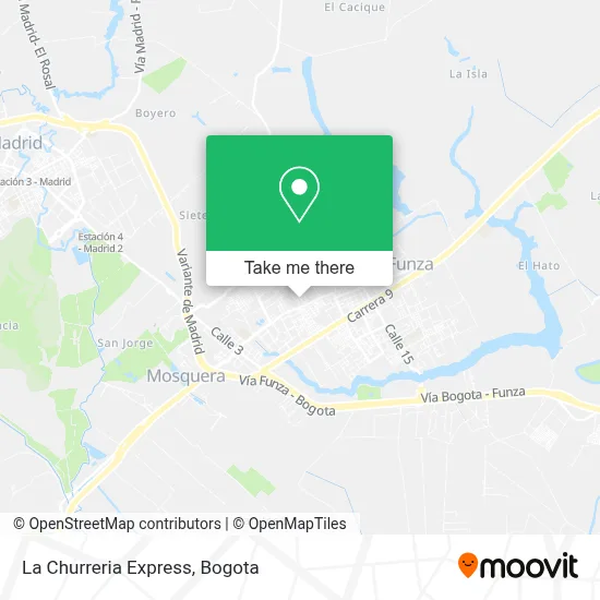La Churreria Express map