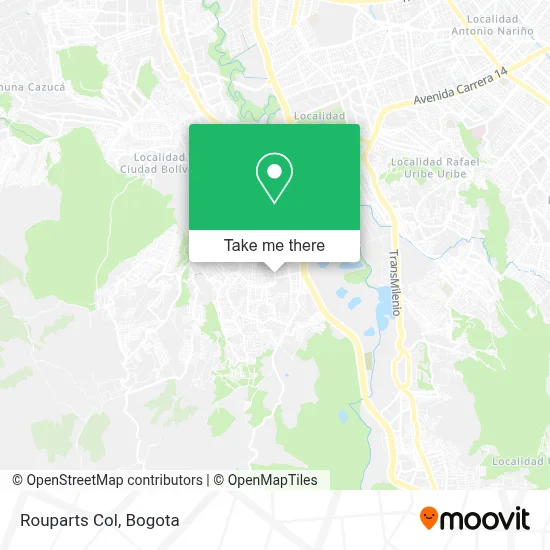 Rouparts Col map