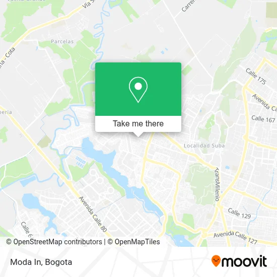 Moda In map