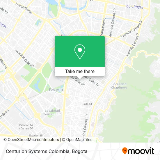 Centurion Systems Colombia map