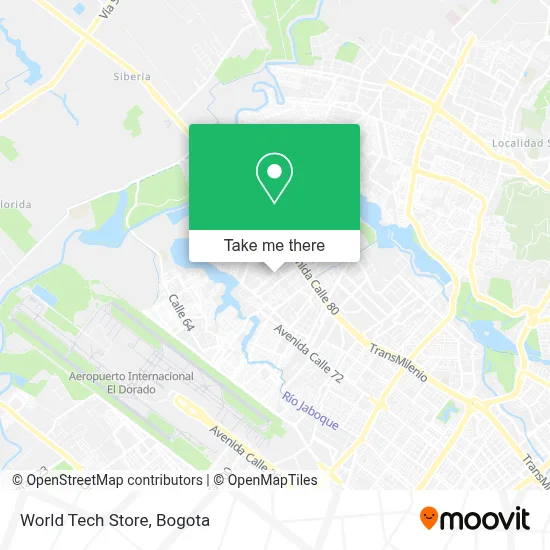 World Tech Store map