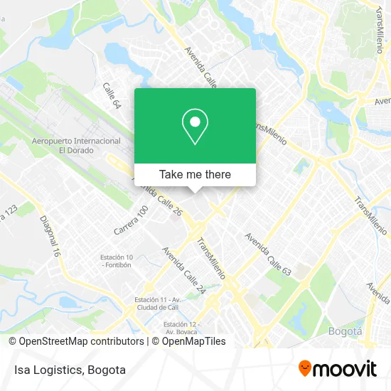 Isa Logistics map