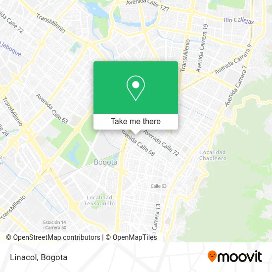Linacol map