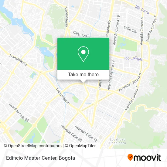 Edificio Master Center map