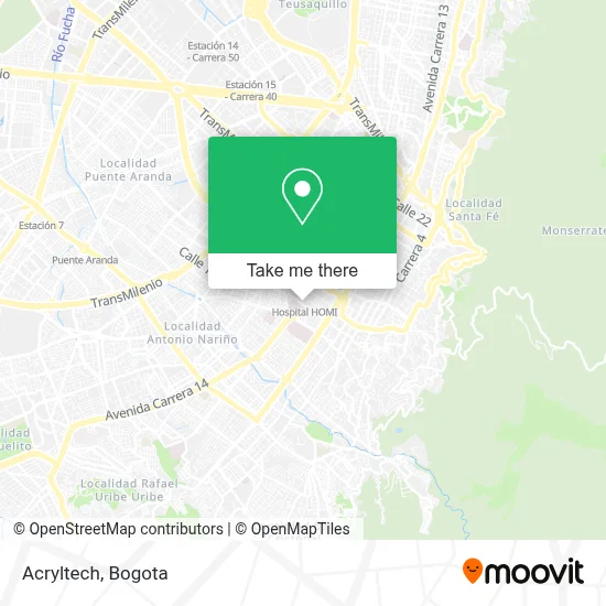 Acryltech map