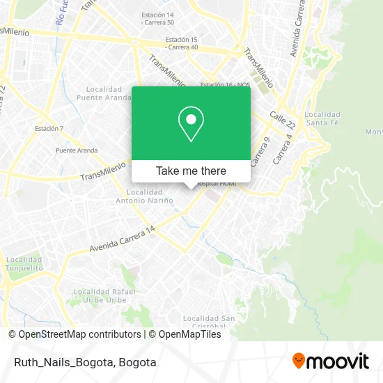 Ruth_Nails_Bogota map