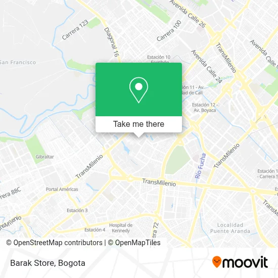 Barak  Store map