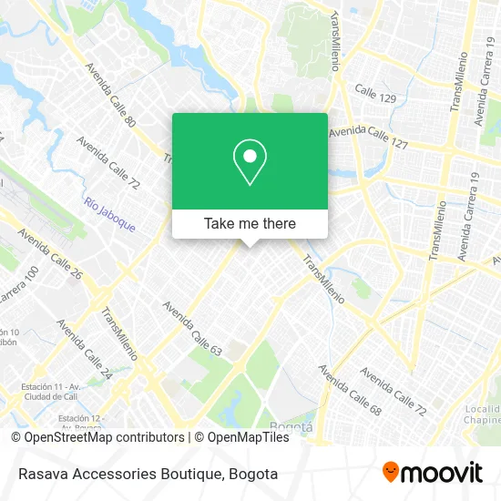 Mapa de Rasava Accessories Boutique