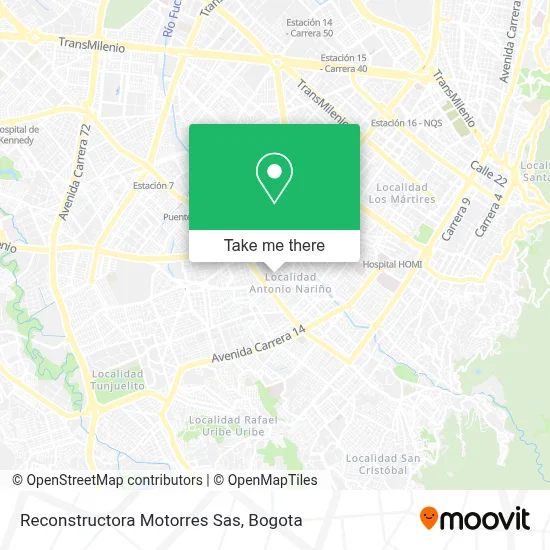 Reconstructora Motorres Sas map