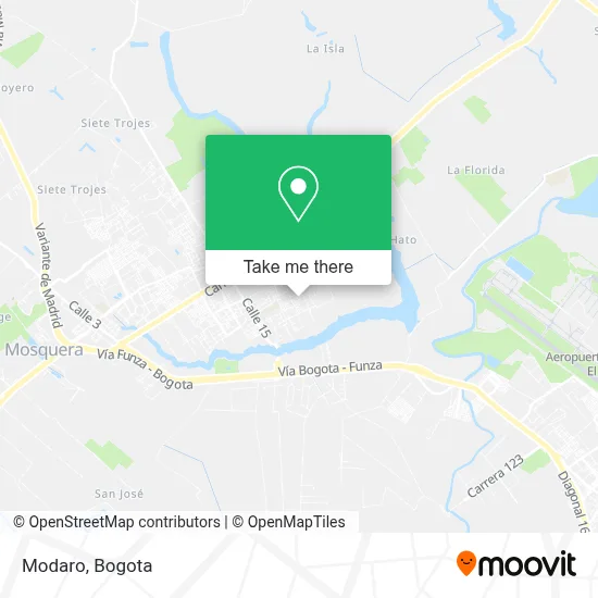 Modaro map
