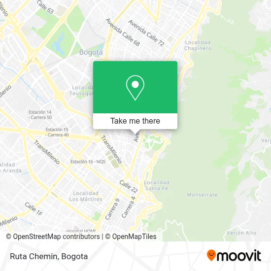 Ruta Chemin map