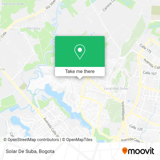 Solar De Suba map