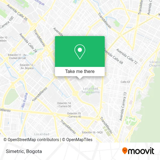 Simetric map
