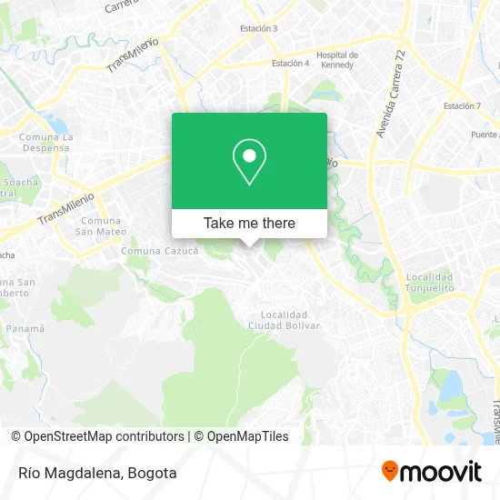 Río Magdalena map