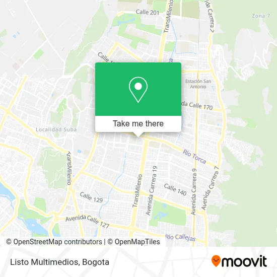 Listo Multimedios map