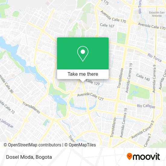Dosel Moda map