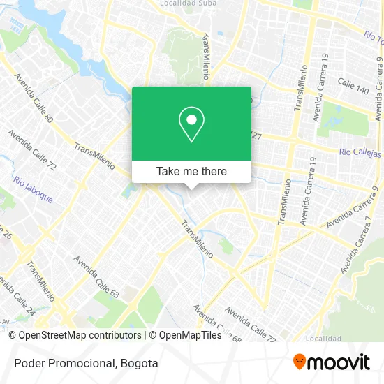 Poder Promocional map