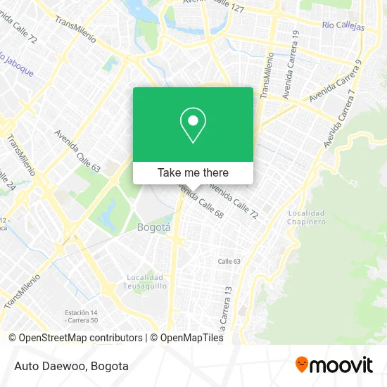 Auto Daewoo map