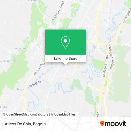 Aticos De Chia map