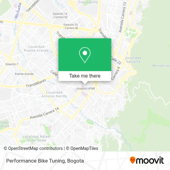 Performance Bike Tuning map
