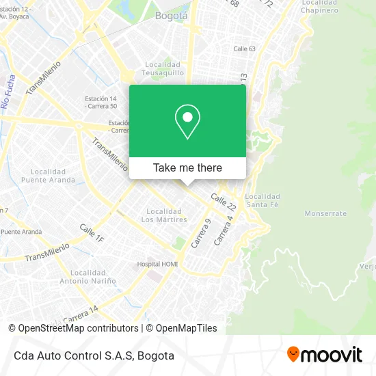 Cda Auto Control S.A.S map