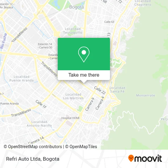 Refri Auto Ltda map