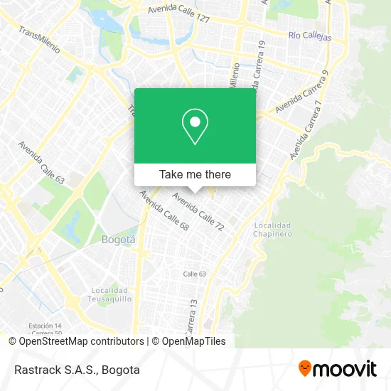 Rastrack S.A.S. map