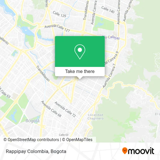 Rappipay Colombia map