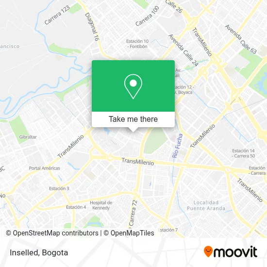 Inselled map