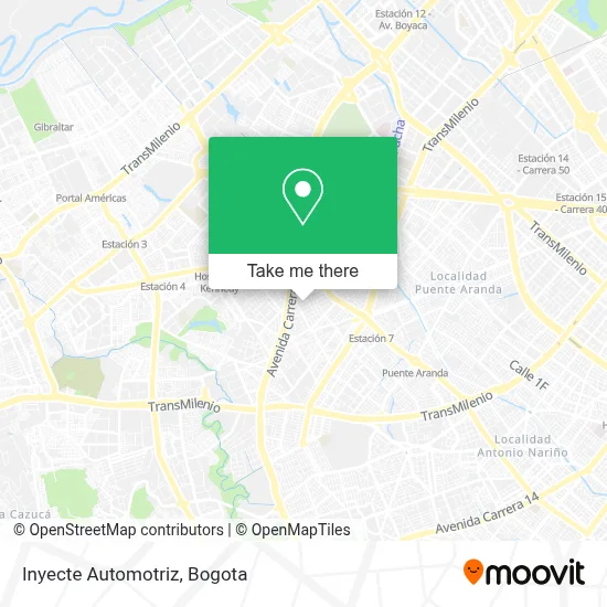 Inyecte Automotriz map