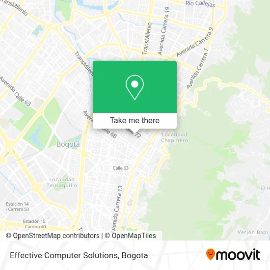 Effective Computer Solutions map
