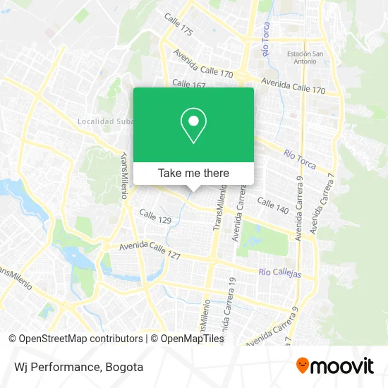 Wj Performance map
