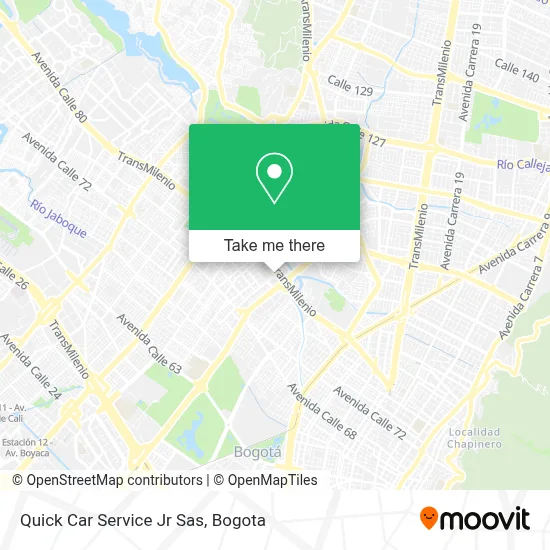 Quick Car Service Jr Sas map
