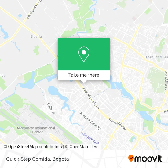 Quick Step Comida map