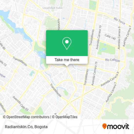 Radiantskin.Co map