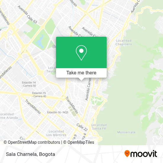 Sala Charnela map